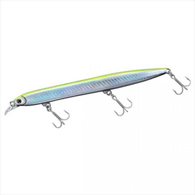 Воблер DIAWA MORETHAN HISOKA 120F-SSR ADEL CHART BACK BLACK BELLY 07403421